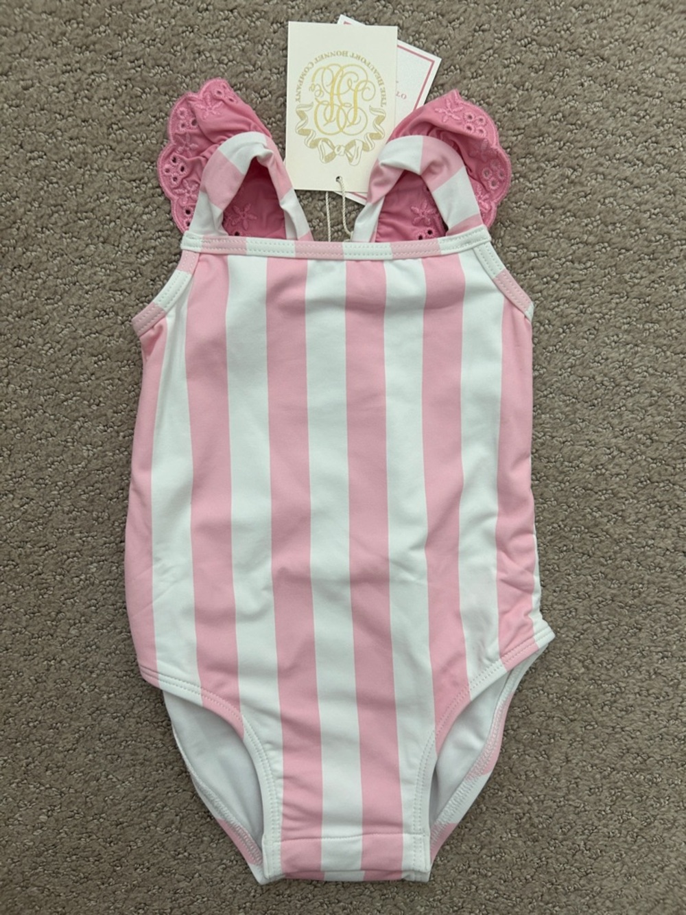 NWT Beaufort Bonnet Company Caicos Cabana striped Swimsuit
